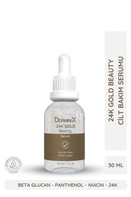 Derminix 24k Gold Beauty Altın Parçacıklı Hyaluronik Asit Içeren Cilt Bakım Serumu 30ml - 1