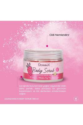 Derminix Çilek Vanilya Vücut Peelingi 300 ml - 2