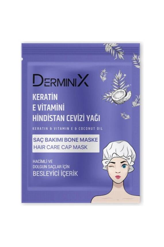Derminix Keratin & E Vitamini & Hindistan Cevizi Yağı Bone Saç Maskesi - 2