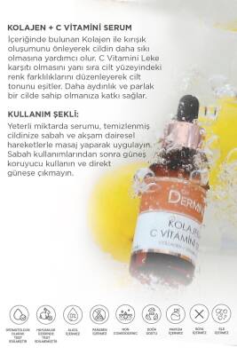 Derminix Kolajen+c Vitamini Serum (collagen+c Vitamin Serum) 30ml - 3
