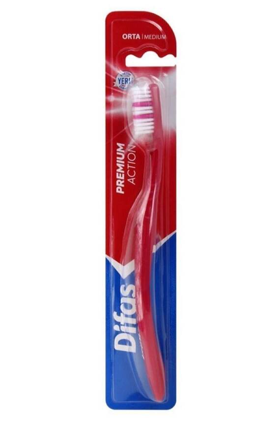 Difaş Diş Fırçası Premium Action Orta - 1