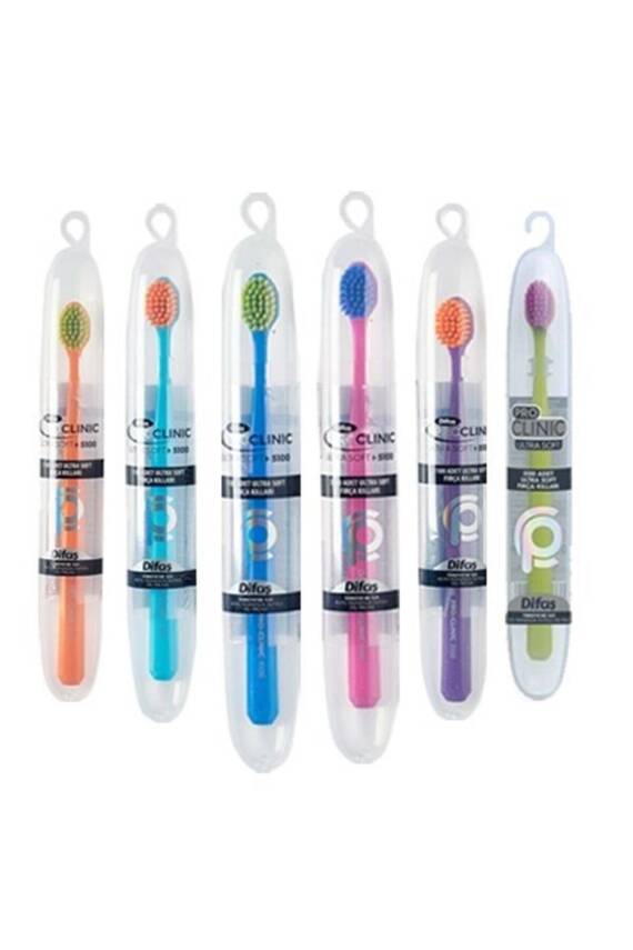 Difaş Diş Fırçası Pro-Clinic Ultra Soft 6 Adet - 1