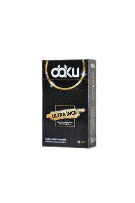 Doku Kayganlaştırıcı Prezervatif Ultra Ince 12 Adet Tek Kutu - 2