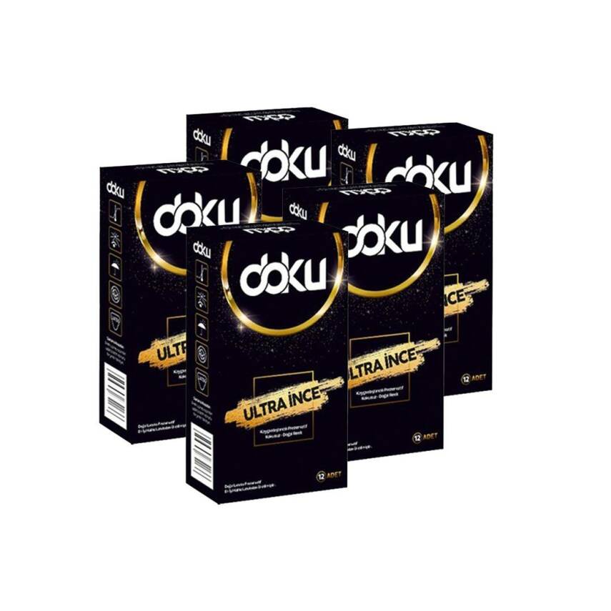 Doku Ultra İnce Prezervatif 5'li - 1
