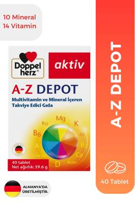 Doppelherz A-Z Depot Multivitamin 40 Tablet - Doppelherz
