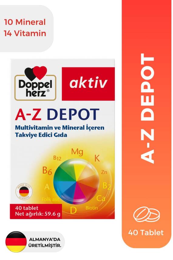 Doppelherz A-Z Depot Multivitamin 40 Tablet - 1
