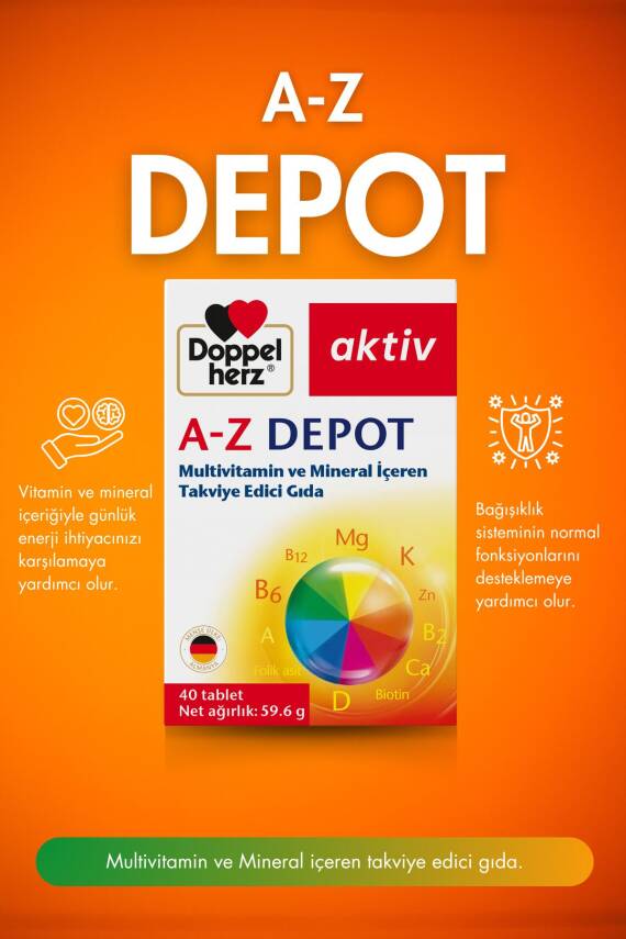 Doppelherz A-Z Depot Multivitamin 40 Tablet - 2