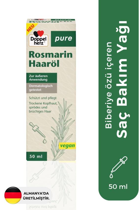 Doppelherz Biberiye Özü İçeren Saç Bakım Yağı 50 ml - 1