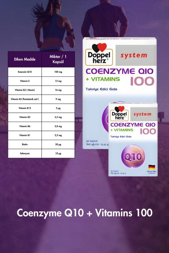 Doppelherz Koenzim Q10 + Vitamins 100 Mg 30 Kapsül - 4