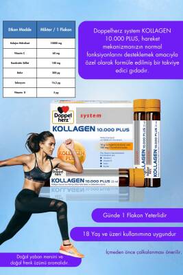 Doppelherz System Kollagen 10.000 Plus 30 X 25 ml Flakon - 4