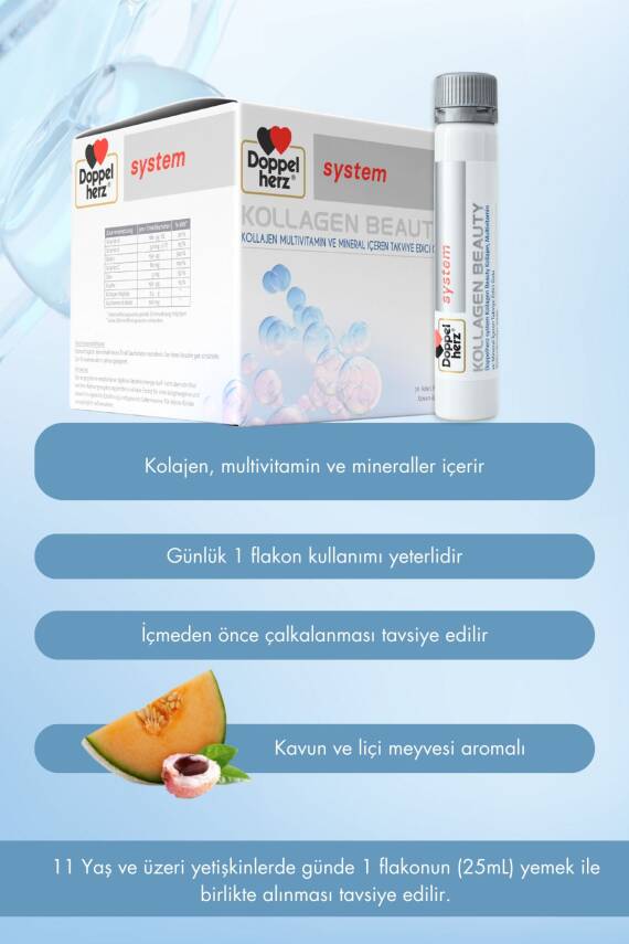 Doppelherz System Kollagen Beauty 30 X 25 ml Flakon - 2