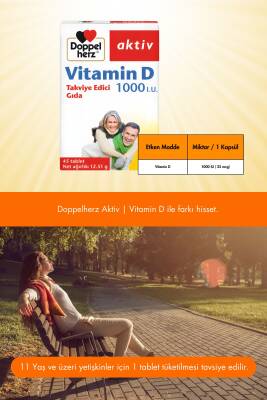 Doppelherz Vitamin D 1000 IU 45 Tablet - 4