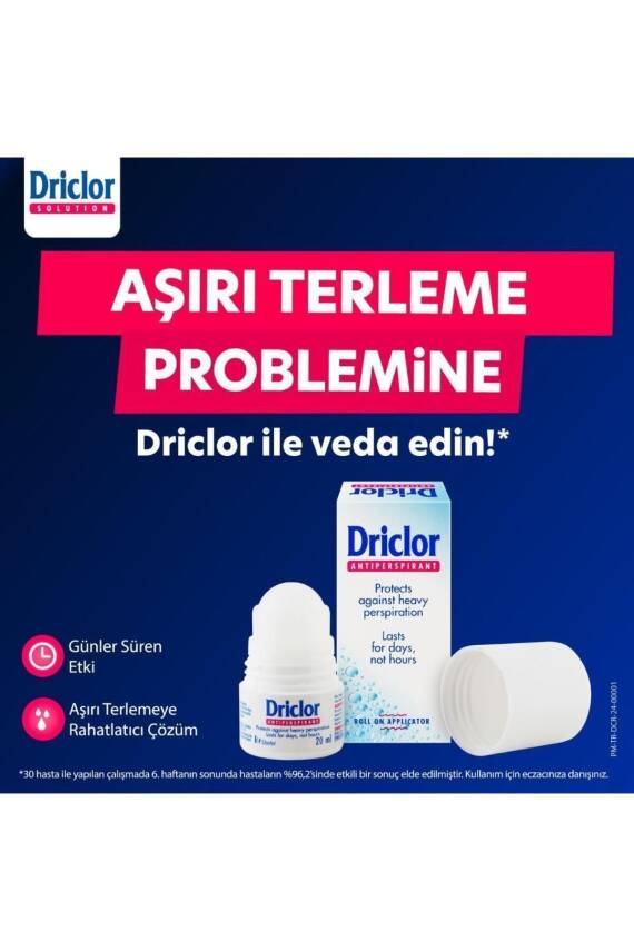Driclor Aşırı Terleme Önleyici Antiperspirant Roll-on 20ml - 1