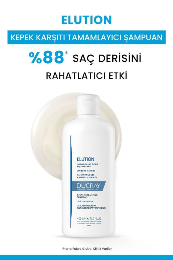 Ducray Elution Gentle Balancing Shampoo 400 ml - 2