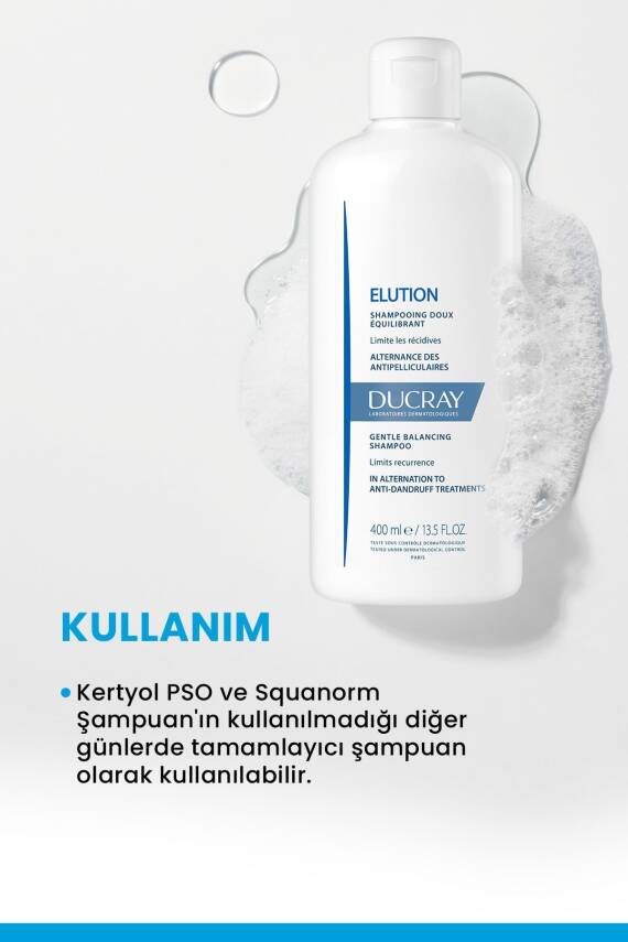 Ducray Elution Gentle Balancing Shampoo 400 ml - 4