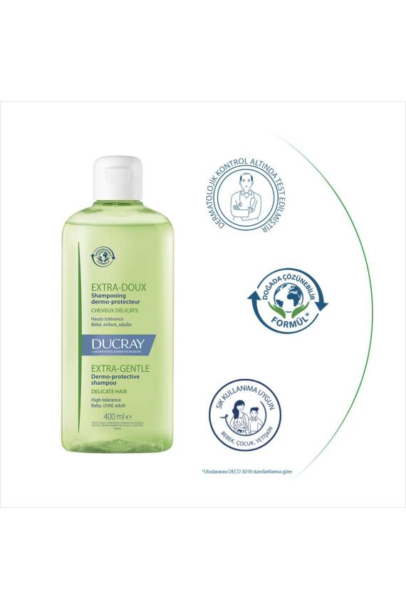 Ducray Extra Doux Şampuan Sık Kullanım 400ml - 4