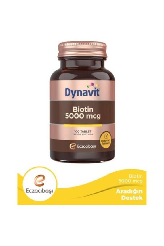 Dynavit Biotin 5000mcg 100 Kapsül - 1