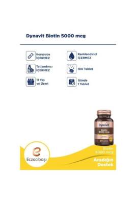 Dynavit Biotin 5000mcg 100 Kapsül - 2