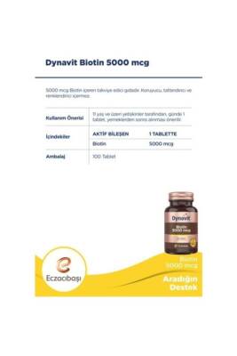 Dynavit Biotin 5000mcg 100 Kapsül - 3