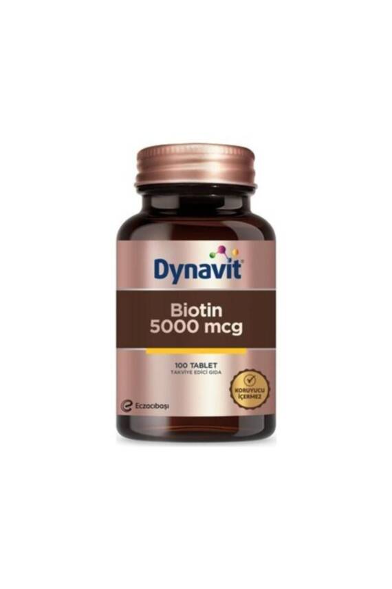 Dynavit Biotin 5000mcg 100 Kapsül - 5