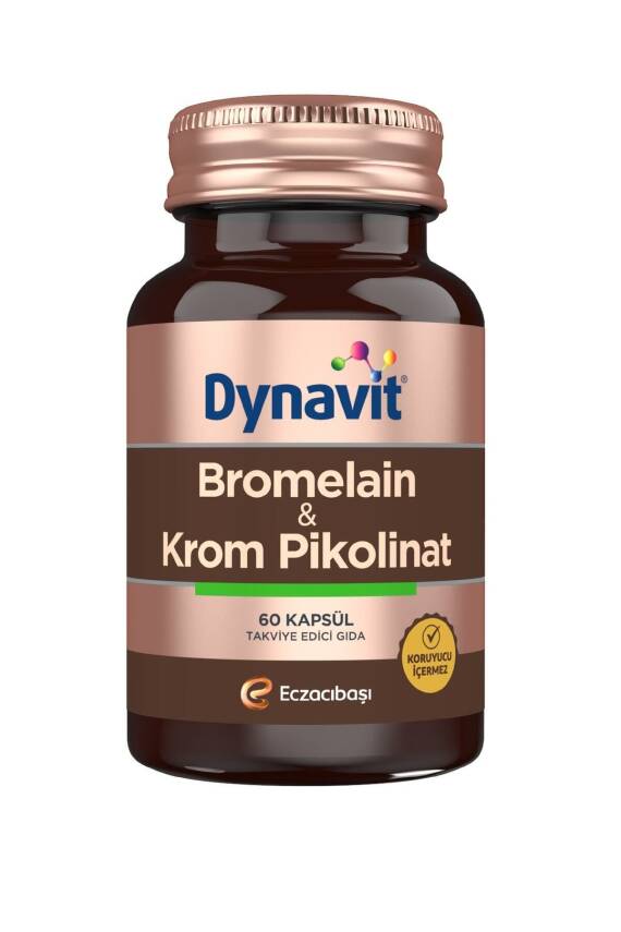 Dynavit Bromelain & Krom Pikolinat 60 Kapsül - 6