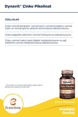 Dynavit Çinko Pikolinat 60 Tablet - 4