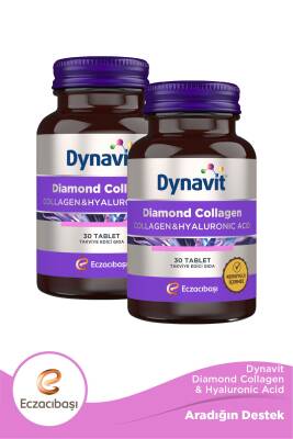 Dynavit Diamond Collagen & Hyaluronic Acid 30 Tablet x 2 Adet - 1
