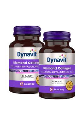 Dynavit Diamond Collagen & Hyaluronic Acid 30 Tablet x 2 Adet - 4