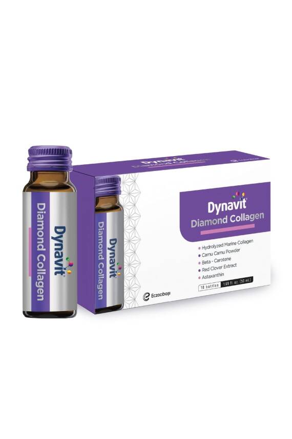 Dynavit Diamond Collagen Üzüm Aromalı Hidrolize Tip I Balık Kolajeni 10x50ml - 6
