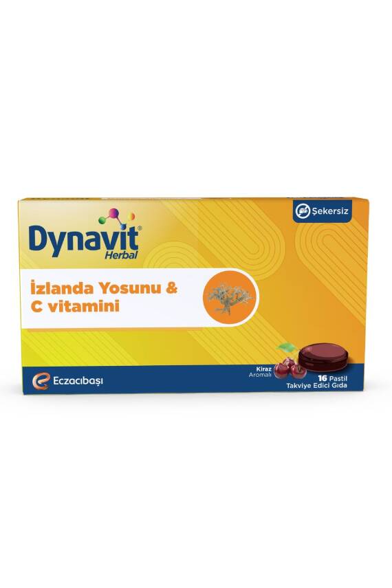 Dynavit Herbal Izlanda Yosunu & Vitamin C 16 Pastil - 6
