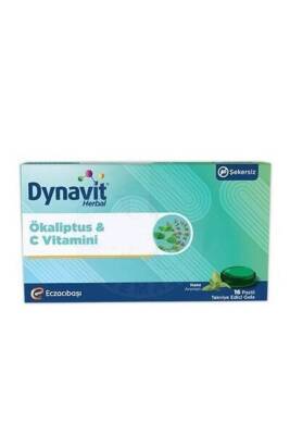Dynavit Herbal Okaliptus - C Vitamini 16 Pastil - Dynavit