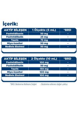 Dynavit Kids Fosfokid Şurup 150 mL - Fosfotidilserin, Fosfotidilkolin, Taurin, Rodiola Ekstresi - 3