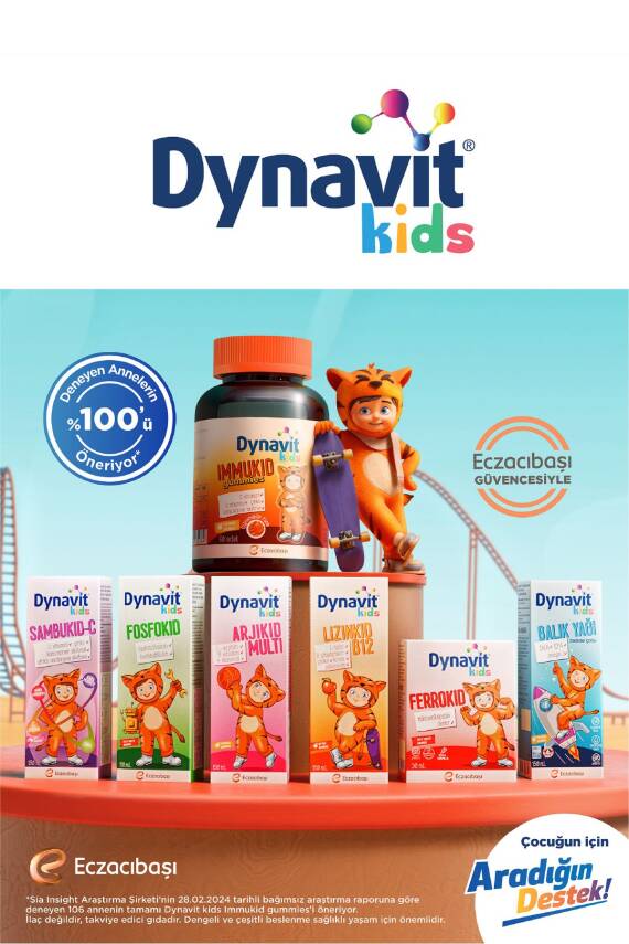 Dynavit Kids Fosfokid Şurup 150 mL - Fosfotidilserin, Fosfotidilkolin, Taurin, Rodiola Ekstresi - 7