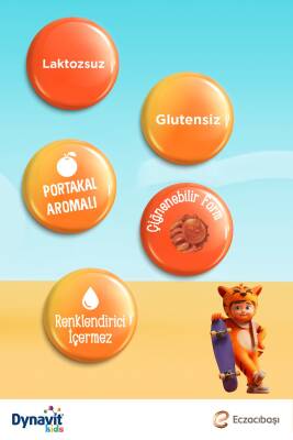 Dynavit Kids İmmukid Gummies 60 Adet Portakallı Çiğnenebilir - 4