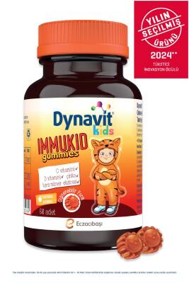 Dynavit Kids İmmukid Gummies 60 Adet Portakallı Çiğnenebilir - 7
