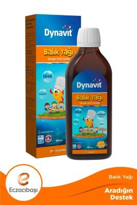 Dynavit Portakal Aromalı Balık Yağı 150 ml - 1