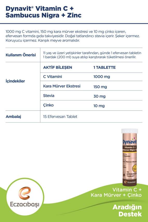Dynavit Sambucus Nigra & Herbal Kekik & Hatmi Avantajlı Paket - 2