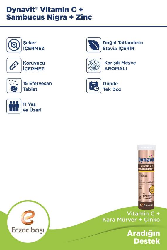 Dynavit Sambucus Nigra & Herbal Kekik & Hatmi Avantajlı Paket - 3