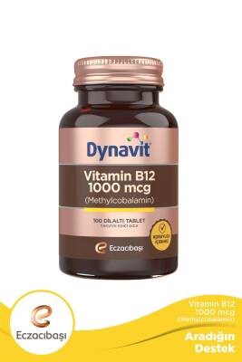 Dynavit Vitamin B12 1000 Mcg 100 Tablet - Dynavit