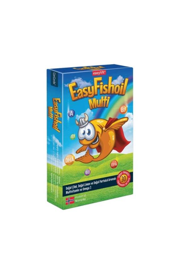 Easyfishoil Multi Balık Yağı Çiğnenebilir 30 Jel - 1