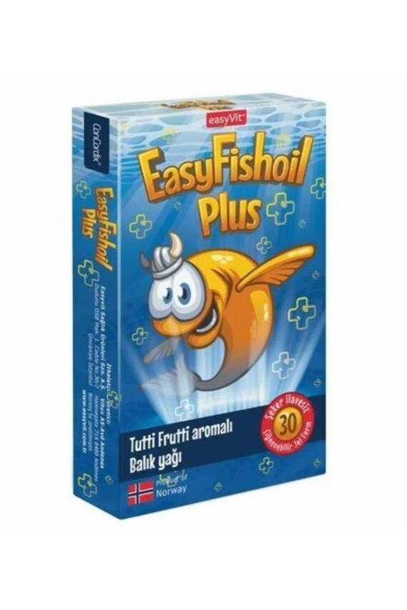 Easyfishoil Plus Tutti Frutti Çiğnenebilir Jel Tablet - 1