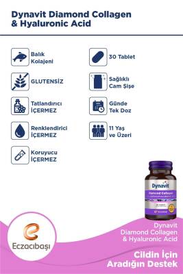 Dynavit Collagen & Hyaluronic Acid 30 Tablet - 4