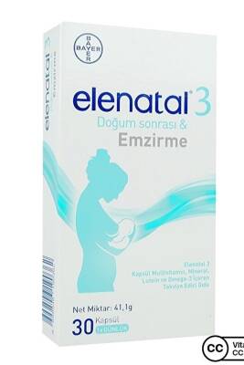 Elenatal 3 30 Kapsül - 1