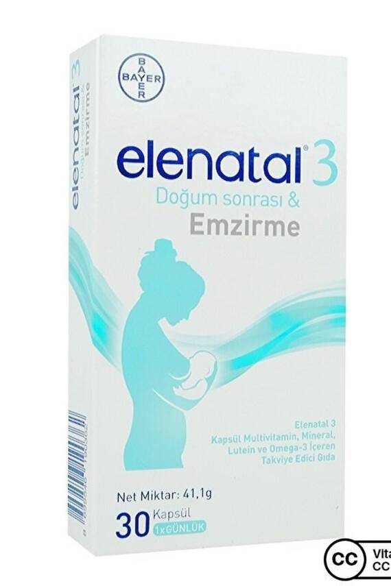 Elenatal 3 30 Kapsül - 1