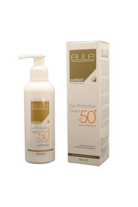 Elile Sunblock Sun Protection Cream - Shea Butter Ve Hyaluronic Acid Içeren Güneş Koruma Kremi 150 Ml - 4