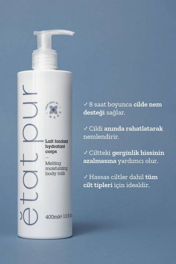 Etat Pur Melting Moisturizing Body Milk Rahatlatıcı ve Nemlendirici Vücut Sütü 400 ml - 6