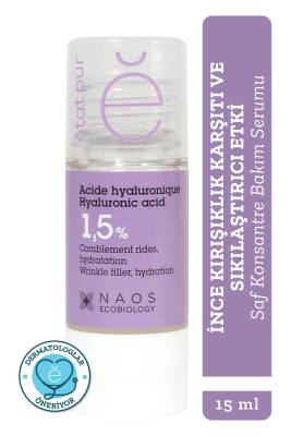 Etat Pur Pure Active Hyaluronik Asit %1,5 İnce Kırışıklık Karşıtı Saf Konsantre Bakım Serumu 15 ml - 1