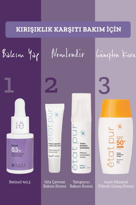 Etat Pur Pure Active Retinol %0,3 Kırışıklık Karşıtı Saf Konsantre Bakım Serumu 15 ml - 7