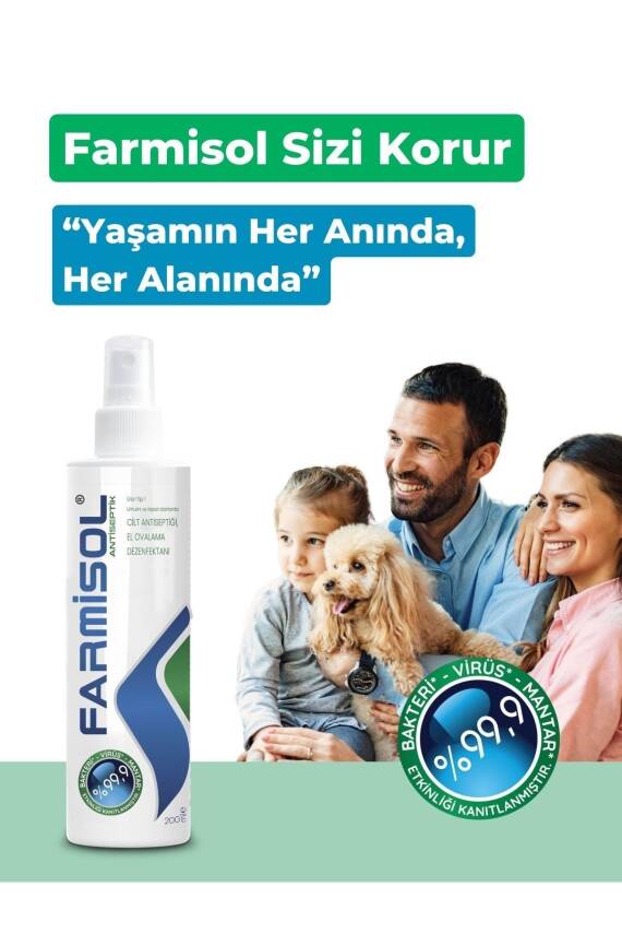 Farmisol Antiseptik 200 ml - Dezenfektan - 3