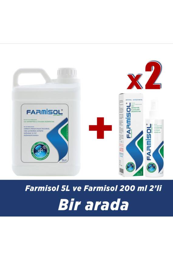 Farmisol Antiseptik 5L + 200 ml 2'li - 1